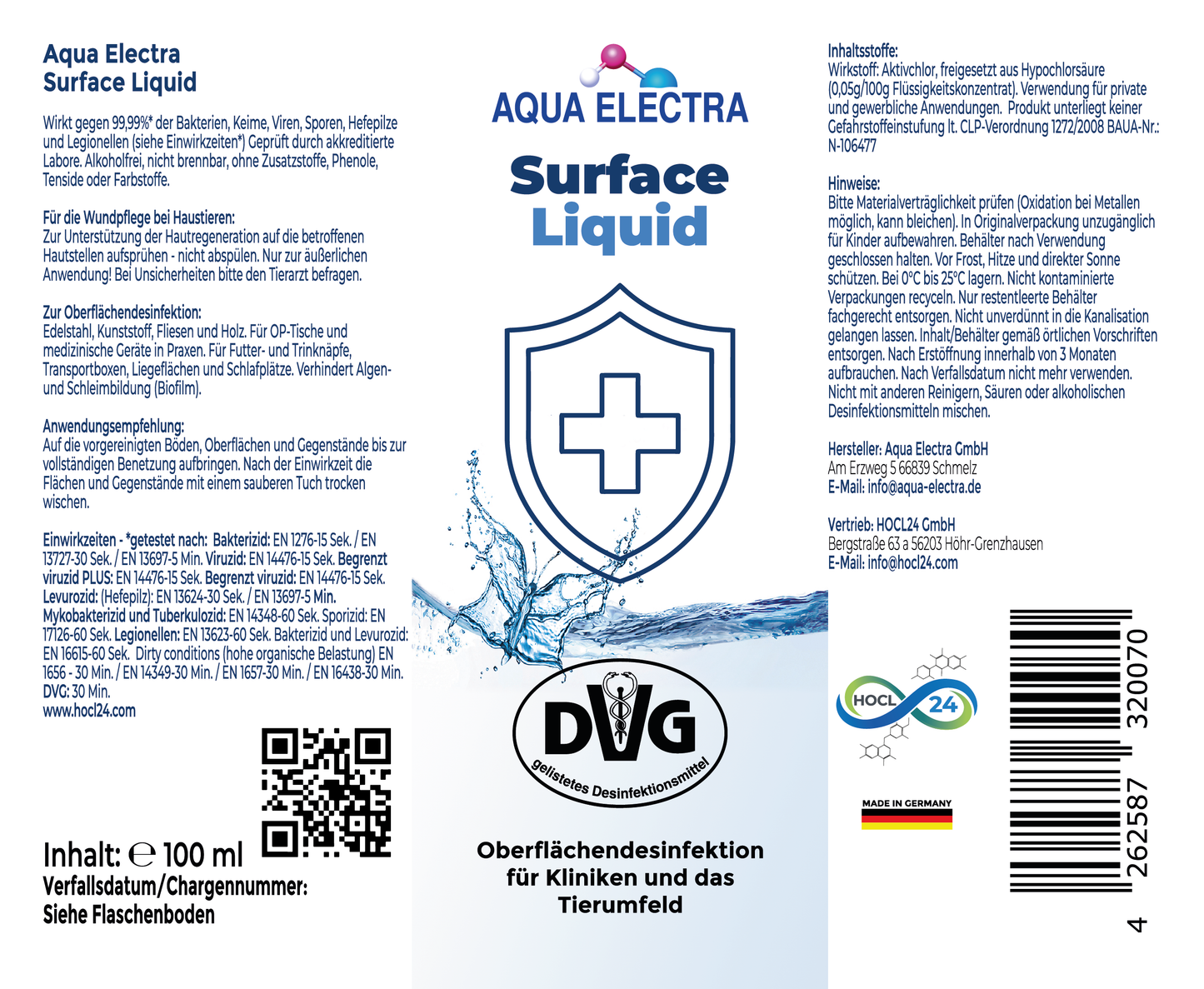 Aqua Electra Surface Liquid 100ml