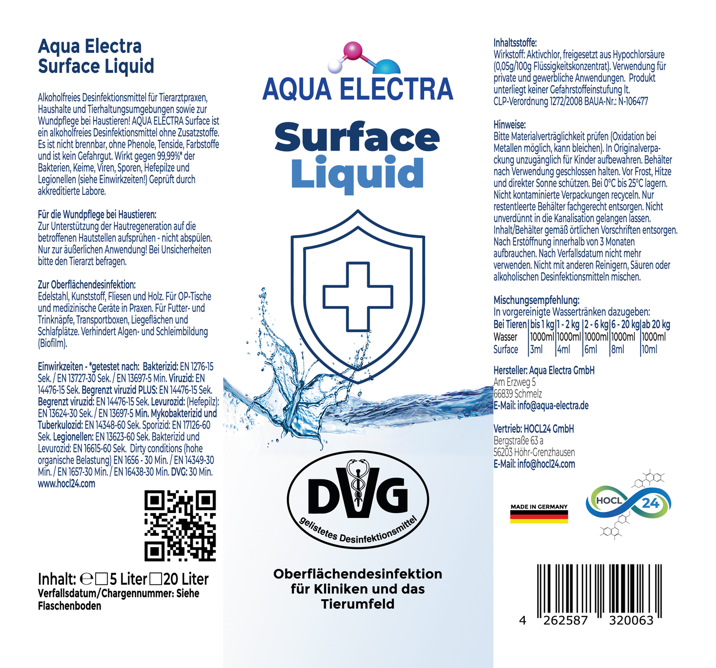 Aqua Electra Surface Liquid 5L