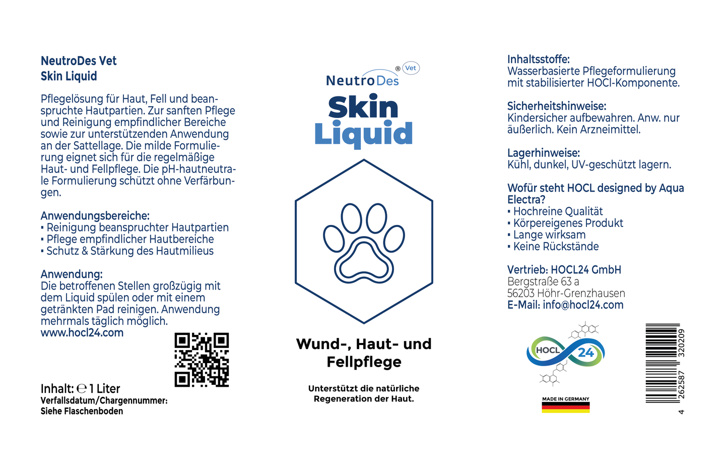 NeutroDes Vet Skin Liquid 1L