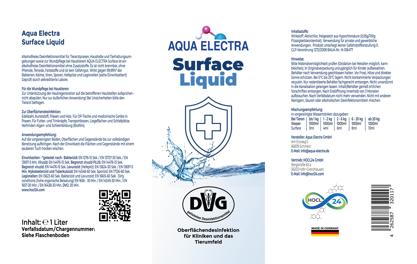 Aqua Electra Surface Liquid 1L