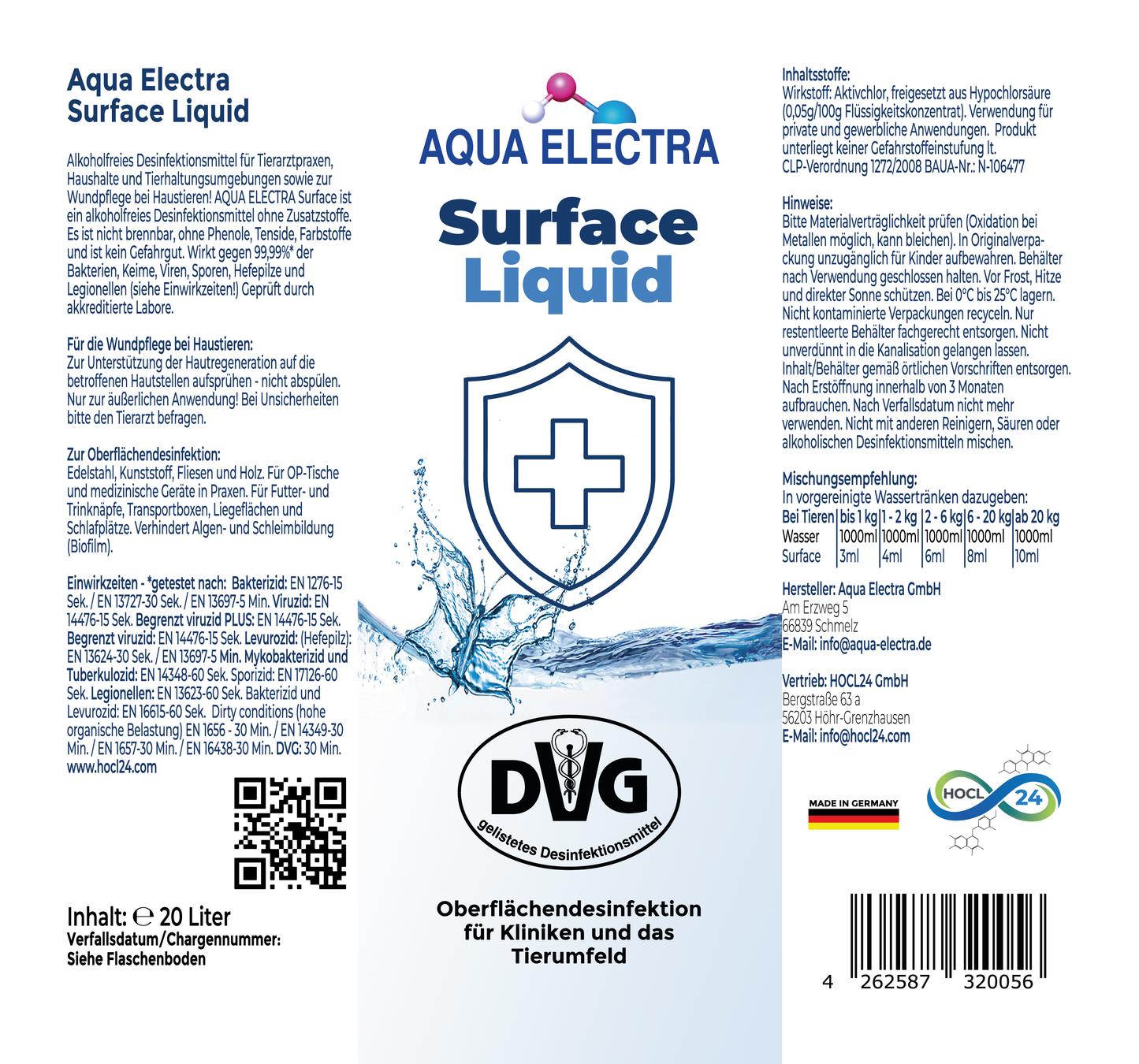 Aqua Electra Surface Liquid 20L