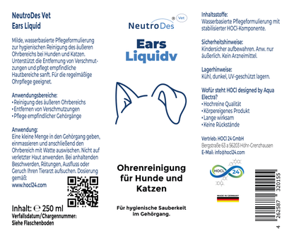 NeutroDes Vet Ears Liquid 250ml