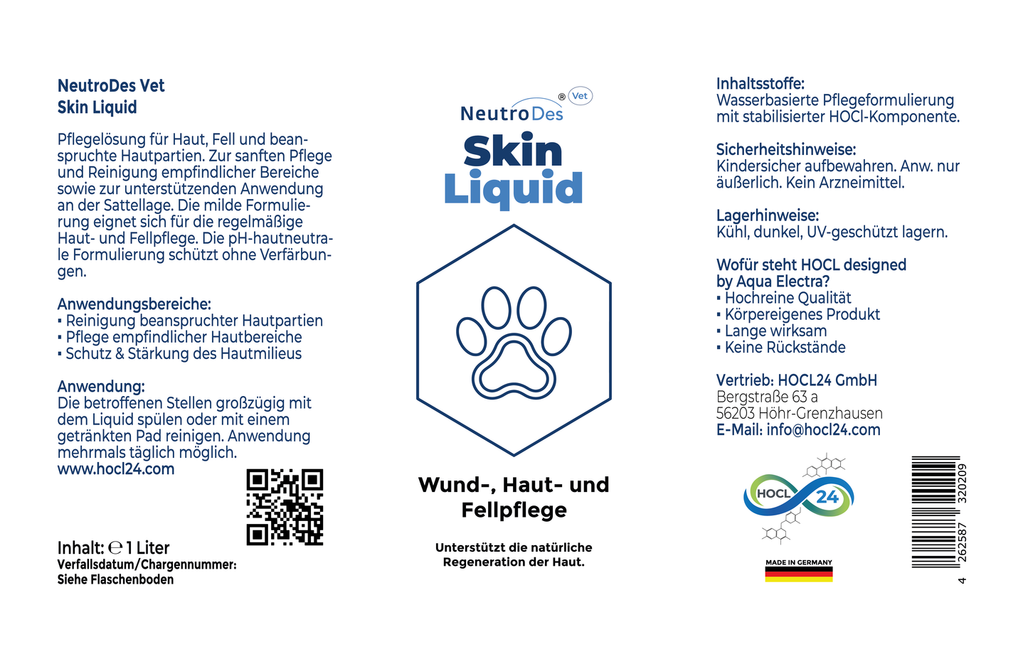 NeutroDes Vet Skin Liquid 1L