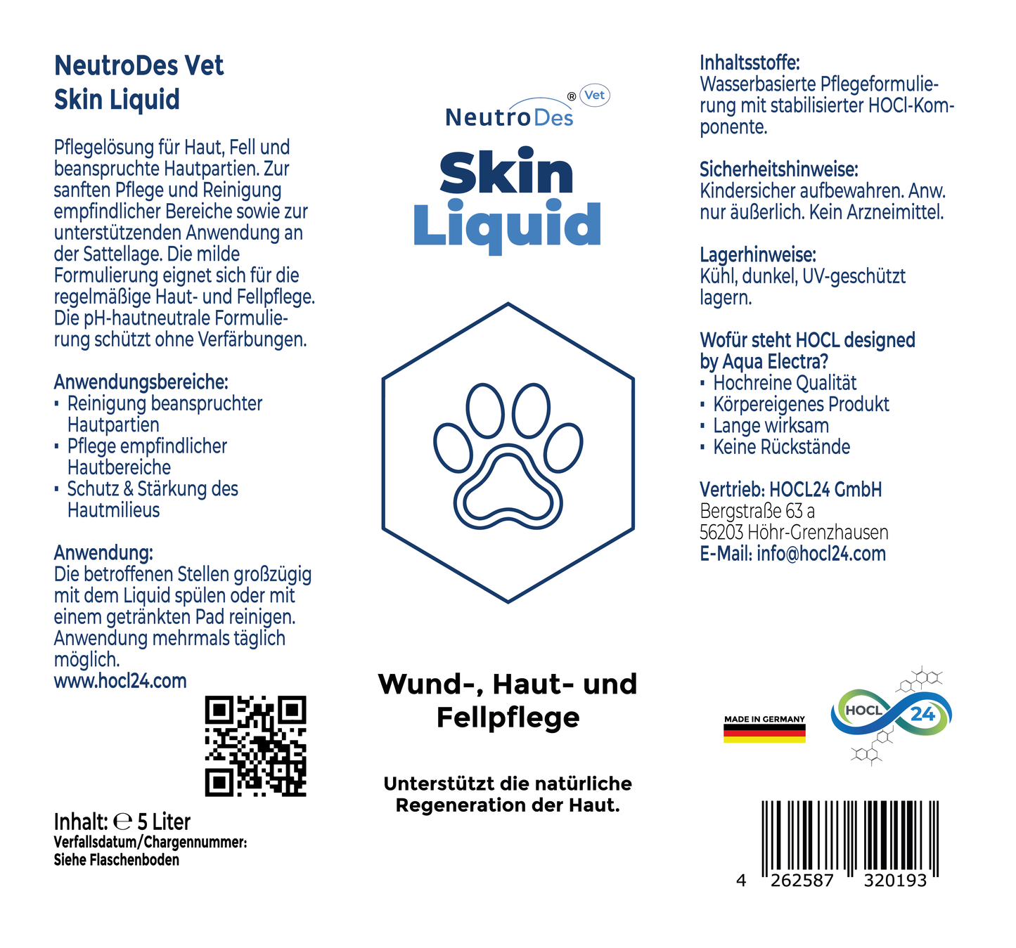 NeutroDes Vet Skin Liquid 5L